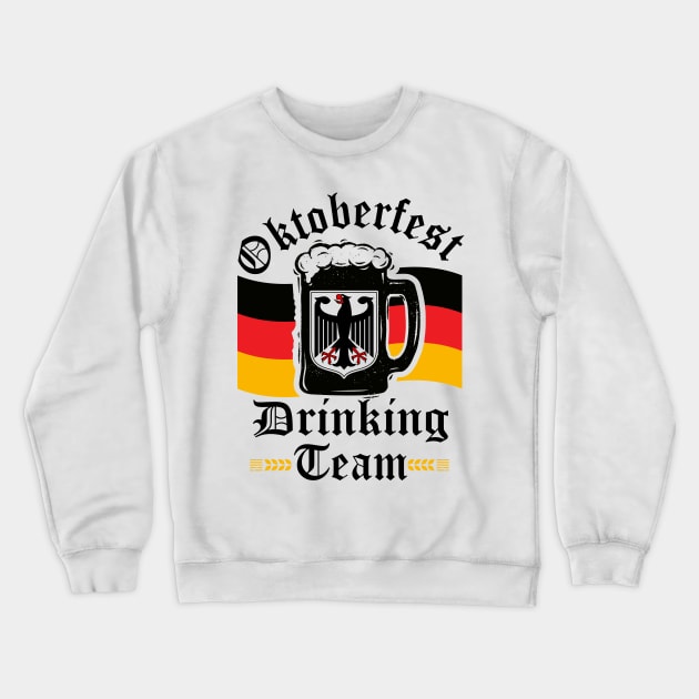 Oktoberfest 2019 Drinking Team Crewneck Sweatshirt by BrightGift